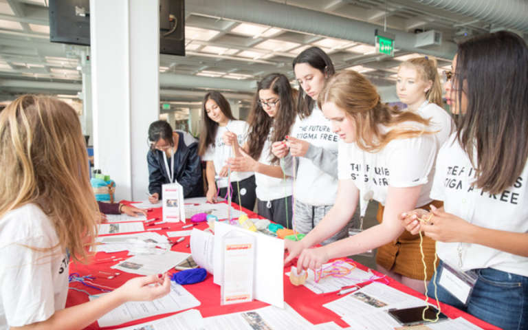 Volunteers at The Future is Stigma Free Event